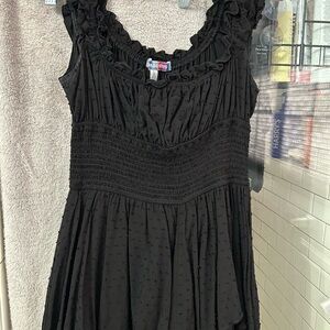 Urban Outfitters Black Textured Romper
